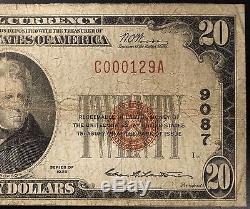 1929 Twenty Dollars Nat'l Currency, The Superior National Bank of Hancock, MI