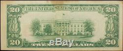 1929 Ty1 $20 National Bank Neligh Nebraska National Banknote Currency Vf Stained