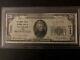 1929 Type 1 Small Note National Currency Bank Note Mt. Orab Ohio