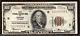 1929 U. S. $100 National Currency Note With Brown Seal Chicago Bank #g124