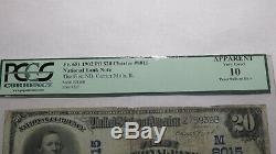$20 1902 Carrier Mills Illinois IL National Currency Bank Note Bill Ch. #8015