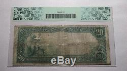 $20 1902 Carrier Mills Illinois IL National Currency Bank Note Bill Ch. #8015
