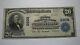 $20 1902 Clifton Forge Virginia Va National Currency Bank Note Bill Ch #6008 Vf+
