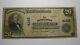 $20 1902 Duncannon Pennsylvania Pa National Currency Bank Note Bill Ch. #4142