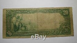 $20 1902 Duncannon Pennsylvania PA National Currency Bank Note Bill Ch. #4142