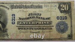 $20 1902 Enterprise Alabama AL National Currency Bank Note Bill! Ch. #6319 PMG