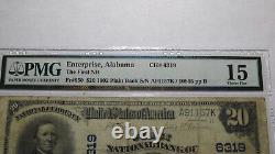 $20 1902 Enterprise Alabama AL National Currency Bank Note Bill! Ch. #6319 PMG