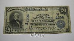 $20 1902 Helena Montana MT National Currency Bank Note Bill! Ch. #4396 FINE+