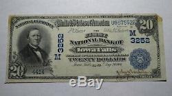 $20 1902 Iowa Falls Iowa IA National Currency Bank Note Bill Ch. #3253 RARE
