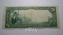 $20 1902 Johnson City Tennessee TN National Currency Bank Note Bill #6236 VF+