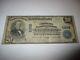 $20 1902 Mcconnelsville Ohio Oh National Currency Bank Note Bill! Ch #5259 Rare