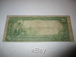 $20 1902 McConnelsville Ohio OH National Currency Bank Note Bill! Ch #5259 RARE