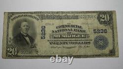 $20 1902 Muskogee Oklahoma OK National Currency Bank Note Bill Ch. #5236 RARE