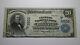 $20 1902 Oakland California Ca National Currency Bank Note Bill! Ch. #9502 Fine