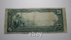 $20 1902 Oakland California CA National Currency Bank Note Bill! Ch. #9502 FINE