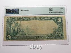 $20 1902 Parsons Kansas KS National Currency Bank Note Bill Ch. #11537 F15 PMG