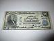 $20 1902 Pekin Illinois Il National Currency Bank Note Bill Ch. #3770 Very Fine