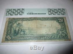 $20 1902 Rochester Pennsylvania PA National Currency Bank Note Bill #2977 PCGS