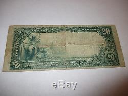 $20 1902 Wilkinsburg Pennsylvania PA National Currency Bank Note Bill! Ch. #5265