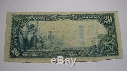 $20 1902 Yoakum Texas TX National Currency Bank Note Bill Ch. #8694 RARE