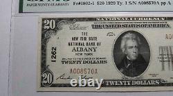 $20 1929 Albany New York NY National Currency Bank Note Bill! Ch #1262 XF45 PMG
