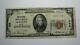 $20 1929 Augusta Maine Me National Currency Bank Note Bill Charter #498 Rare