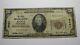 $20 1929 Avoca Pennsylvania Pa National Currency Bank Note Bill! #8494 Fine Rare