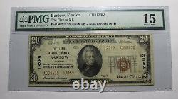 $20 1929 Bartow Florida FL National Currency Bank Note Bill Ch. #13389 F15 PMG