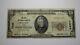 $20 1929 Belfast Maine Me National Currency Bank Note Bill Charter #7586 Rare