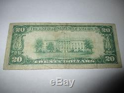 $20 1929 Bemidji Minnesota MN National Currency Bank Note Bill! Ch. #5582 Fine