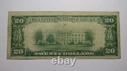 $20 1929 Benton Harbor Michigan National Currency Bank Note Bill Ch. #10143 RARE