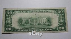 $20 1929 Berlin Pennsylvania PA National Currency Bank Note Bill! Ch. #6512 VF+