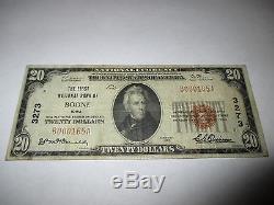 $20 1929 Boone Iowa IA National Currency Bank Note Bill Ch. #3273 Fine RARE