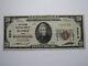 $20 1929 Bucyrus Ohio Oh National Currency Bank Note Bill Ch. #3274 Very Fine