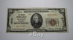 $20 1929 Buffalo New York NY National Currency Bank Note Bill Ch. #13441 VF+