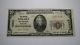 $20 1929 Buffalo New York Ny National Currency Bank Note Bill Ch. #13441 Vf+