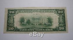 $20 1929 Buffalo New York NY National Currency Bank Note Bill Ch. #13441 VF+