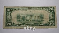 $20 1929 Canton Mississippi MS National Currency Bank Note Bill! Ch. #6847 VF