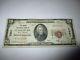 $20 1929 Clarksburg West Virginia Wv National Currency Bank Note Bill #7681 Fine