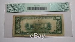 $20 1929 Clearwater Florida FL National Currency Bank Note Bill Ch. #12905 FINE