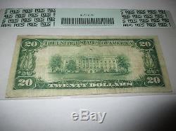 $20 1929 Cleveland Oklahoma OK National Currency Bank Note Bill #7386 VF PCGS
