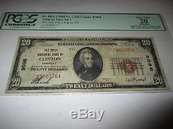$20 1929 Clinton Kentucky KY National Currency Bank Note Bill Ch. #9098 VF! PCGS