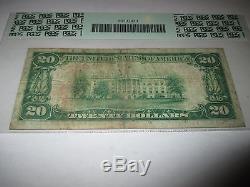 $20 1929 Clinton Kentucky KY National Currency Bank Note Bill Ch. #9098 VF! PCGS