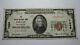 $20 1929 Colfax Washington Wa National Currency Bank Note Bill Ch. #7095 Fine
