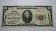 $20 1929 Cottonwood Falls Kansas Ks National Currency Bank Note Bill! #6590 Vf+
