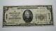 $20 1929 Croghan New York Ny National Currency Bank Note Bill Ch. #10948 Vf