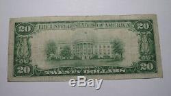$20 1929 Croghan New York NY National Currency Bank Note Bill Ch. #10948 VF