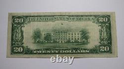 $20 1929 Cynthiana Kentucky KY National Currency Bank Note Bill Ch. #2560 VF+