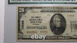 $20 1929 DeLand Florida FL National Currency Bank Note Bill Ch. #13388 VF30 PMG