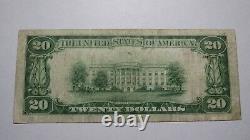 $20 1929 Deep River Connecticut CT National Currency Bank Note Bill Ch. #1139